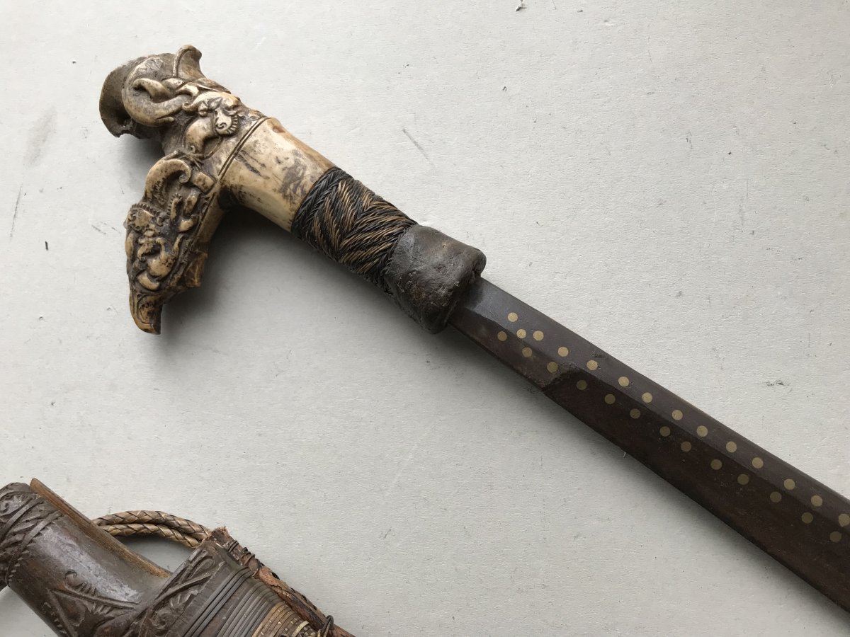Dague/ Sabre Dayak - Mandau-photo-7