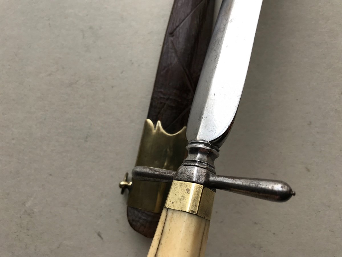 Large Italian Stilet Dagger-photo-7