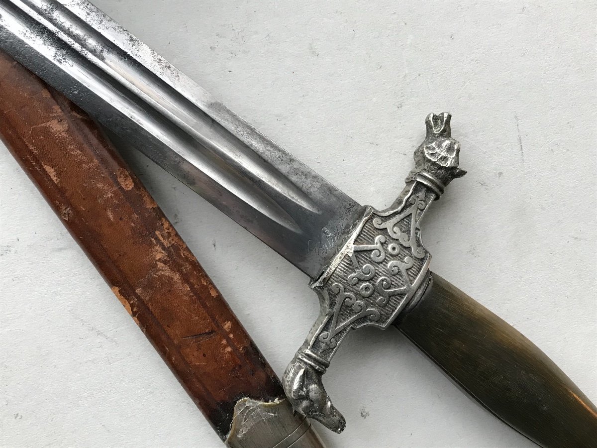 Paris Louvetier Hunting Dagger-photo-3