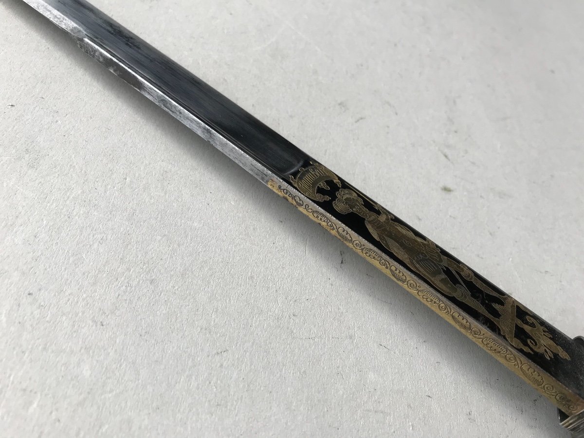 Hunting Dagger In Sterling Silver-photo-8