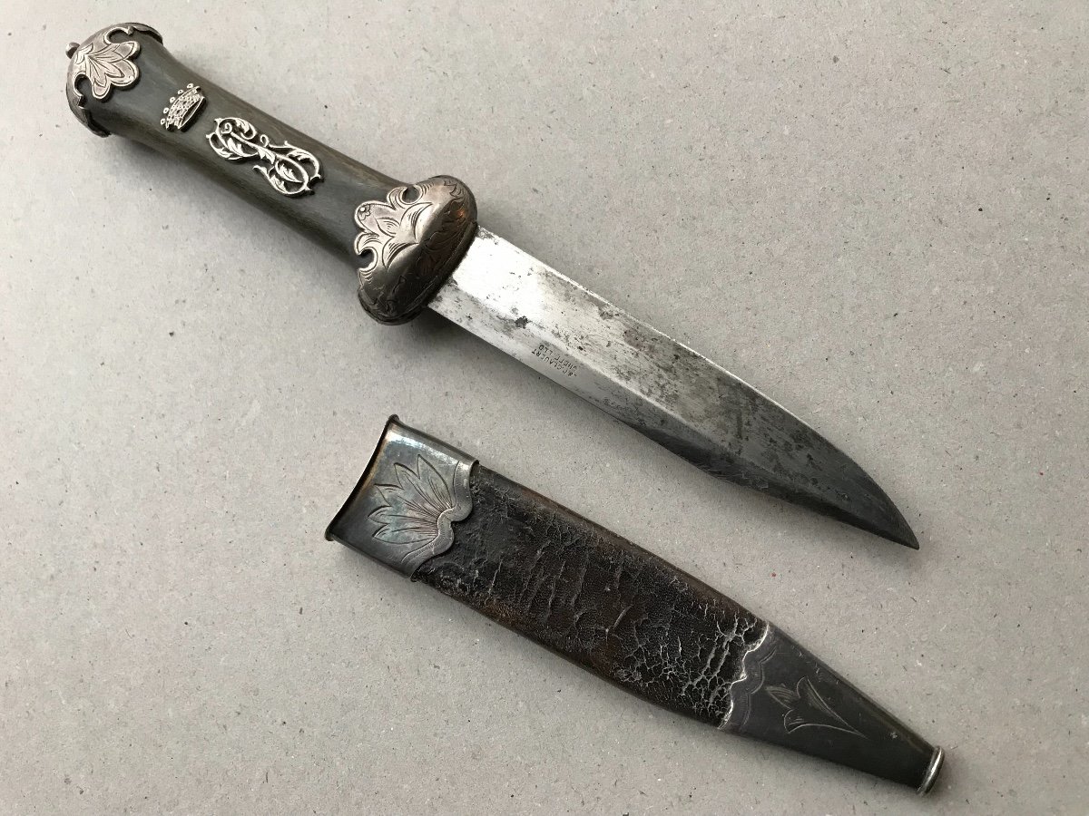 Couteau De Noble En Argent-photo-4