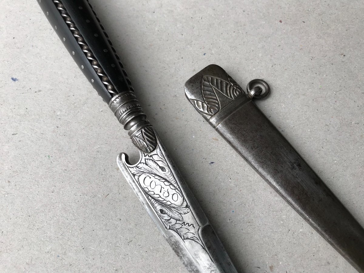 Stiletto / Corsican Dagger Manufacture Chatellerault-photo-2
