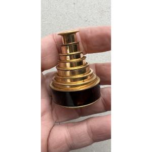 Small Spyglass In Gilded Copper