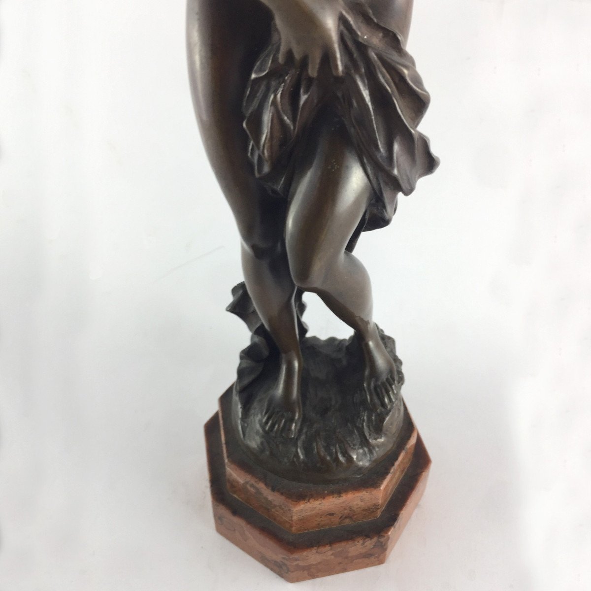 SCULPTURE EN BRONZE "VÉNUS AU BAIGNADE" DÉBUT 19ème SIÈCLE-photo-4