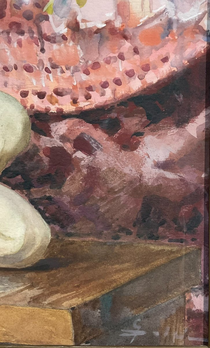 TABLEAU DE SCÈNE D'INTÉRIEUR DES ANNÉES 50-photo-5
