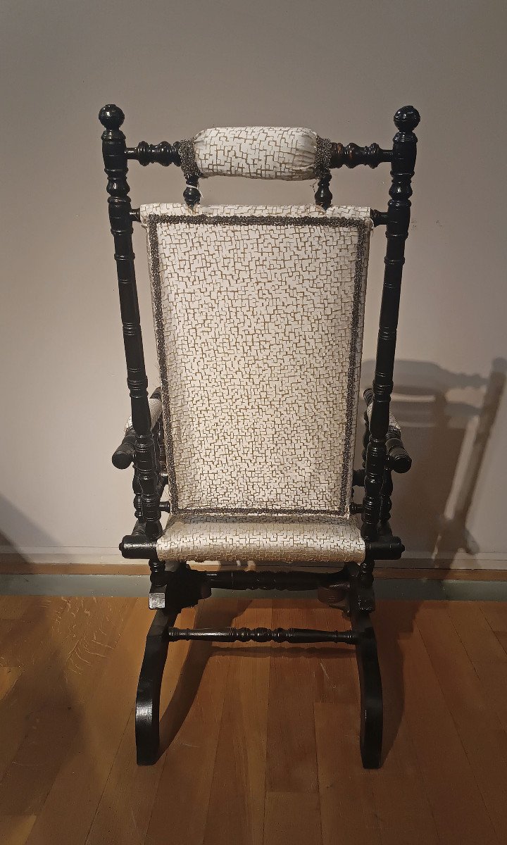 Mid 19th Century Rocking Armchair -photo-4