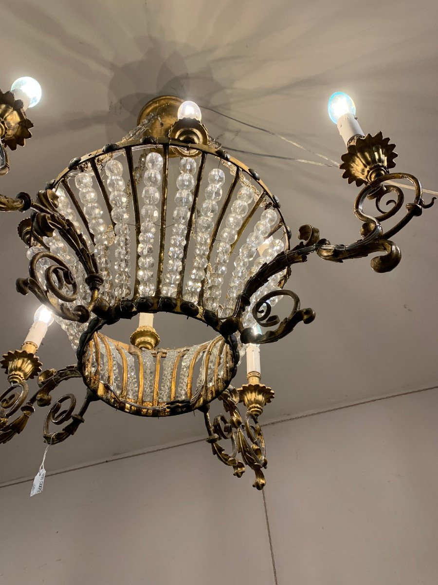 Early 19th Century Basket Chandelier -photo-4