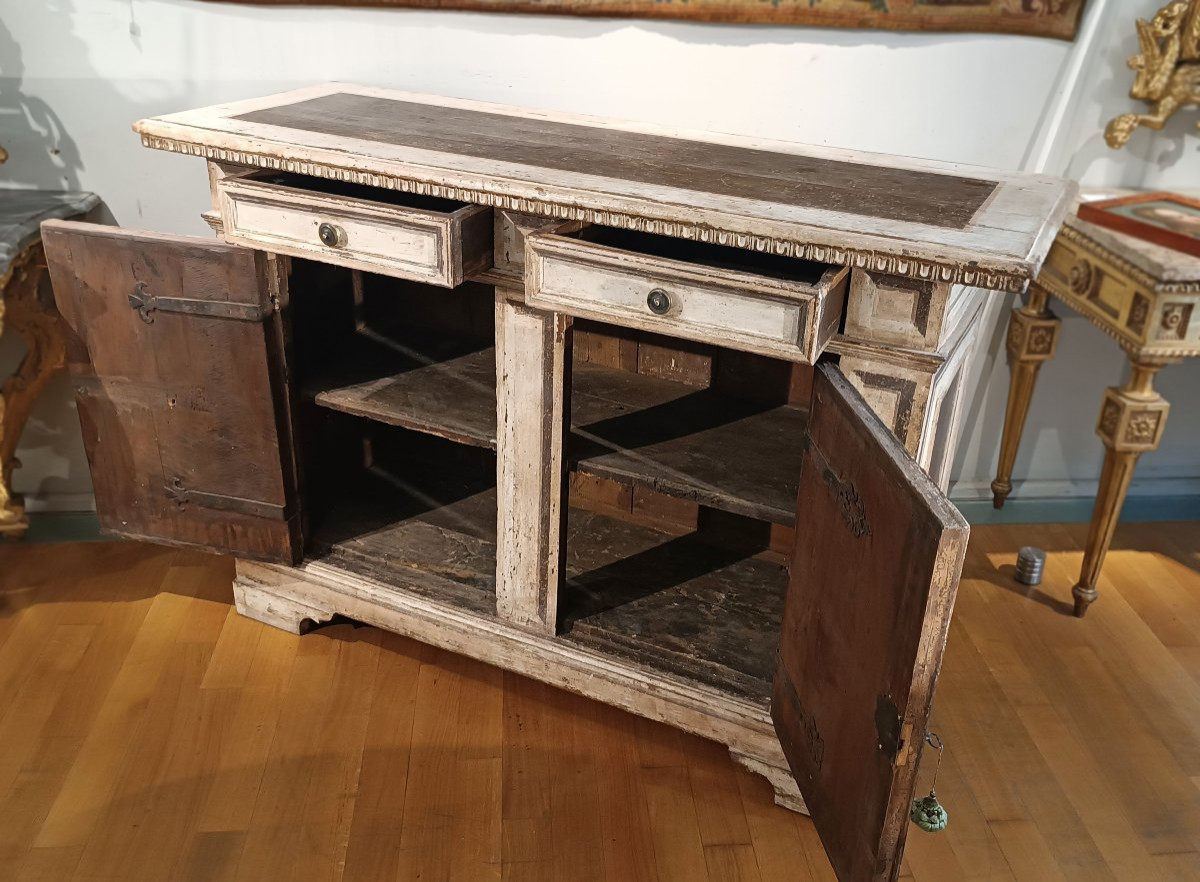 BUFFET LAQUÉ LOUIS XIV FIN 17ème-DÉBUT 18ème SIÈCLE-photo-1
