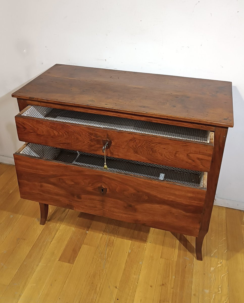 Second Half Of The 18th Century Cherry Drawer Louis XV-xvi -photo-1