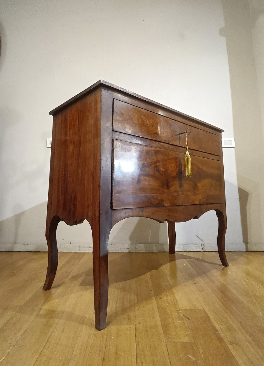 Second Half Of The 18th Century Cherry Drawer Louis XV-xvi -photo-2