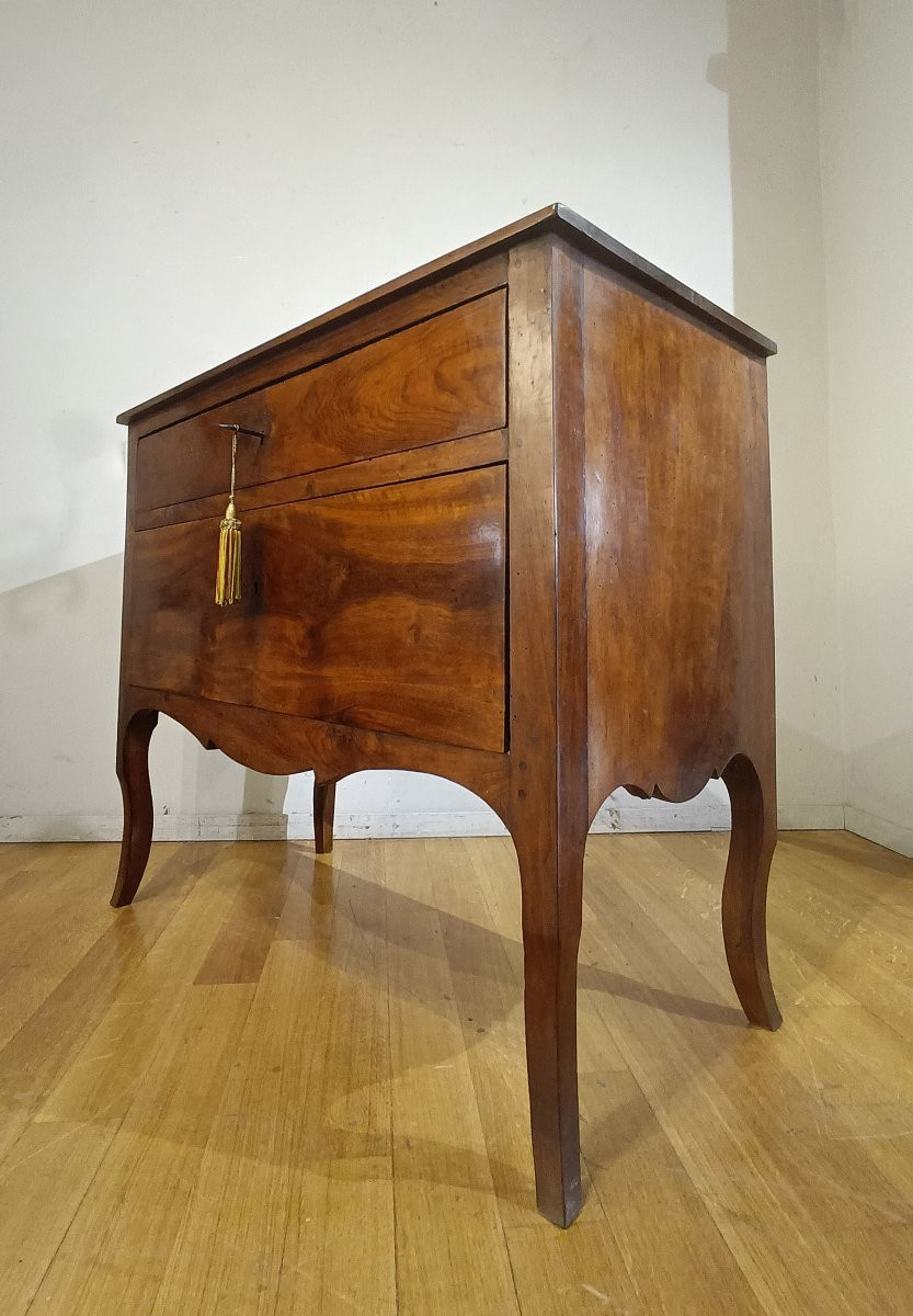 Second Half Of The 18th Century Cherry Drawer Louis XV-xvi -photo-7
