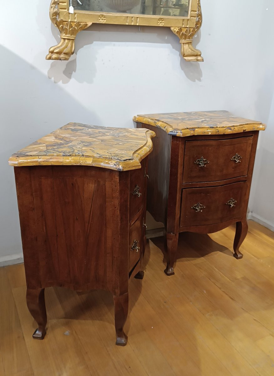 18th Century Pair Of Louis XV Bedside Tables-photo-1