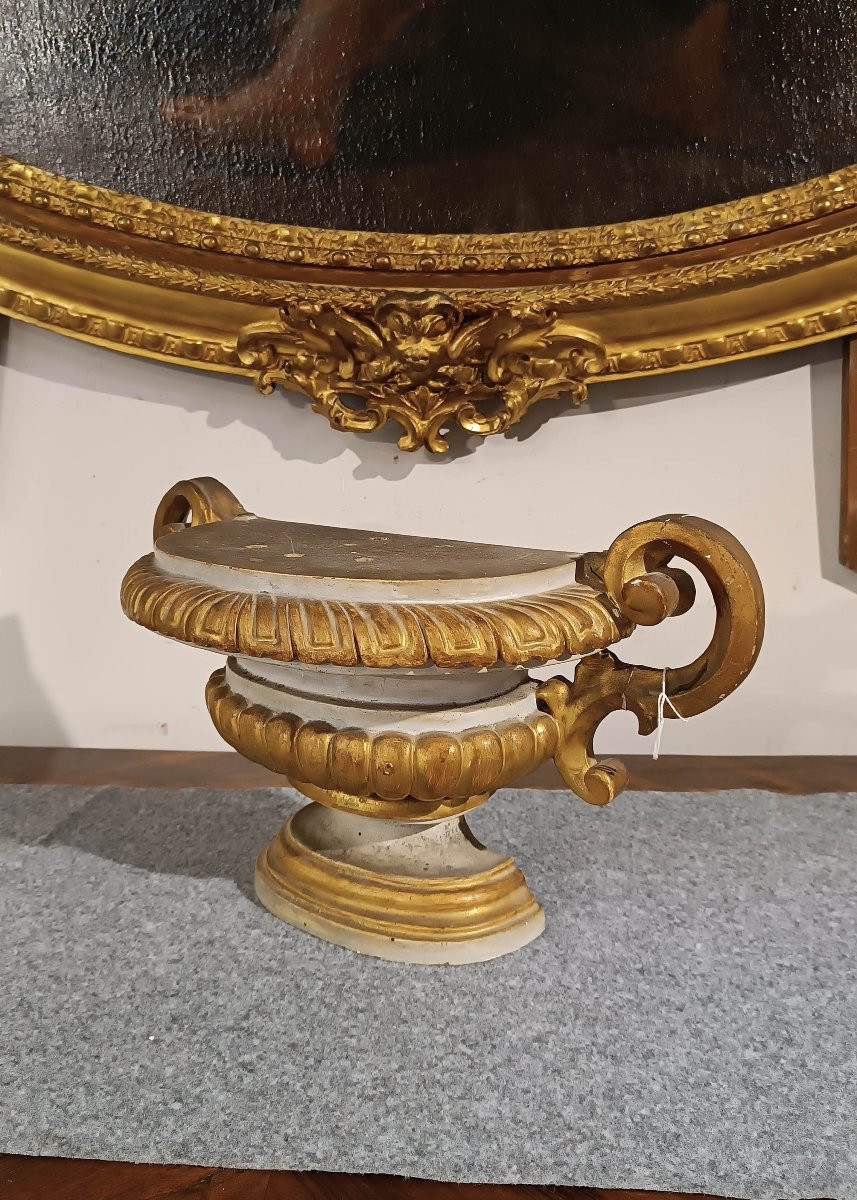 End Of The 18th Century Neoclassic Palm Holder Vase-photo-3