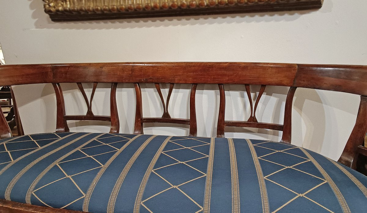Late 18th Century Directory Walnut Sofa -photo-3