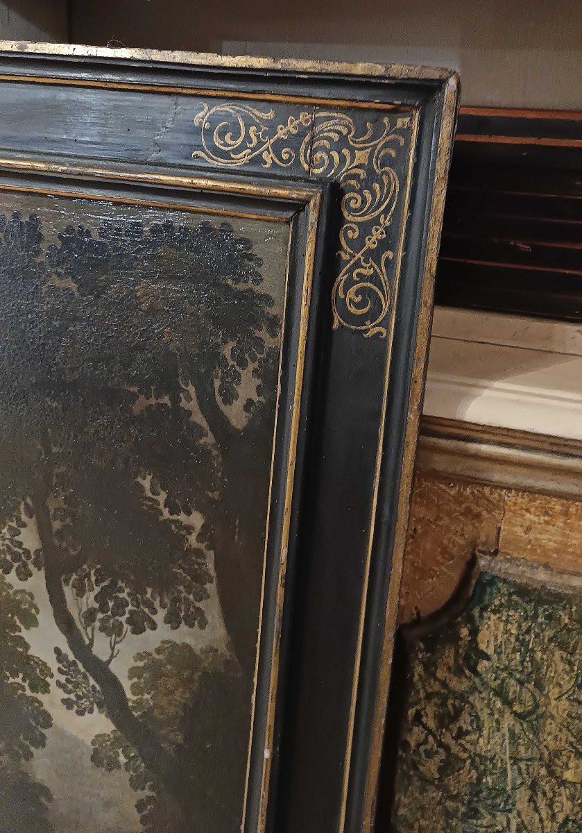 PEINTURE DE PAYSAGE ET FIGURES DE LA FIN DU 17ème SIÈCLE-photo-5