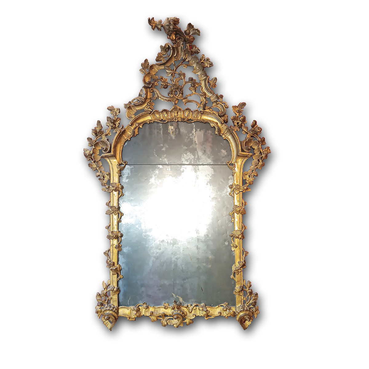 Mid-18th Century Louis XV Gilt Mirror