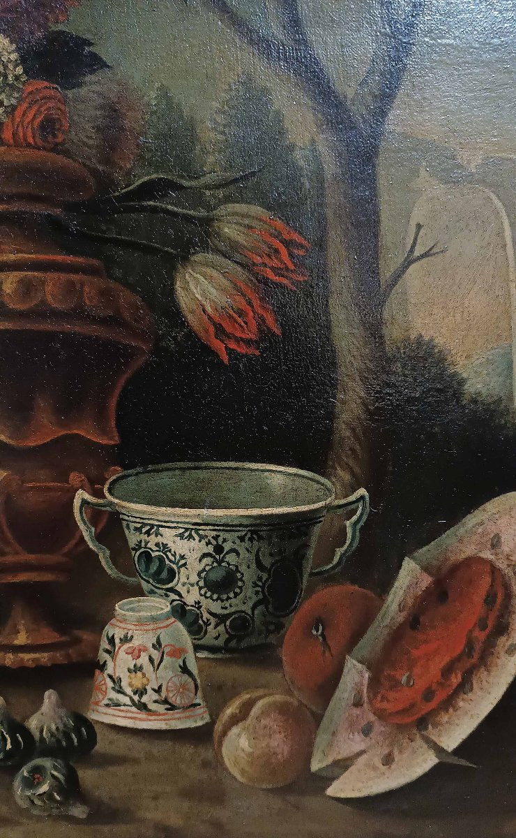 Late 17th Century Pair Of Still Life Paintings-photo-4