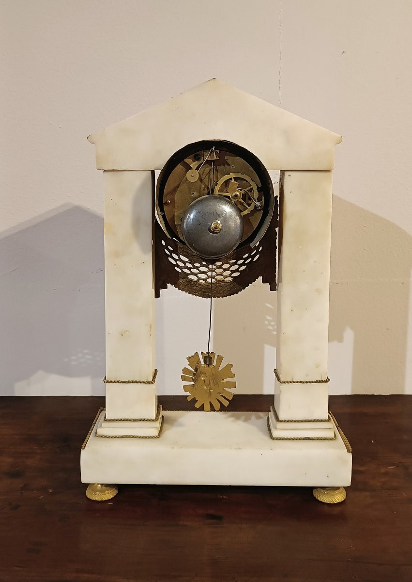 Late 18th Century Neoclassical “tempietto” Clock-photo-4