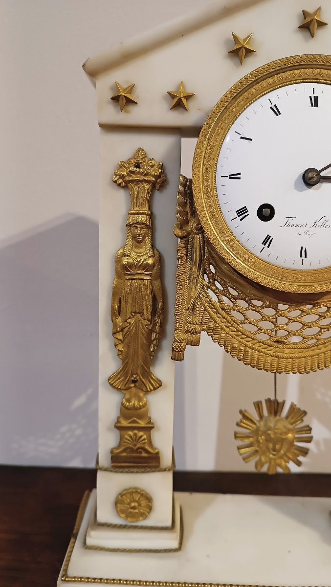 Late 18th Century Neoclassical “tempietto” Clock-photo-2