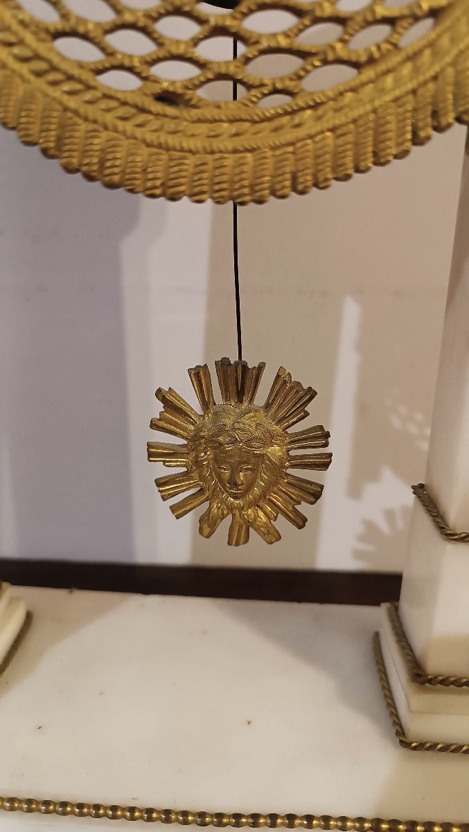 Late 18th Century Neoclassical “tempietto” Clock-photo-4