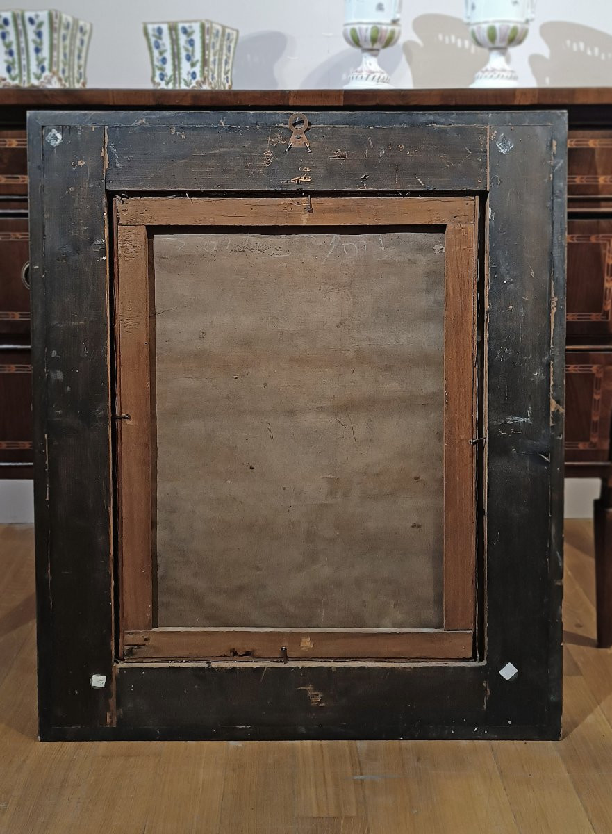 PEINTURE AU PASTEL AVEC ALLÉGORIE DU PRINTEMPS MILIEU DU 19ème SIÈCLE-photo-5