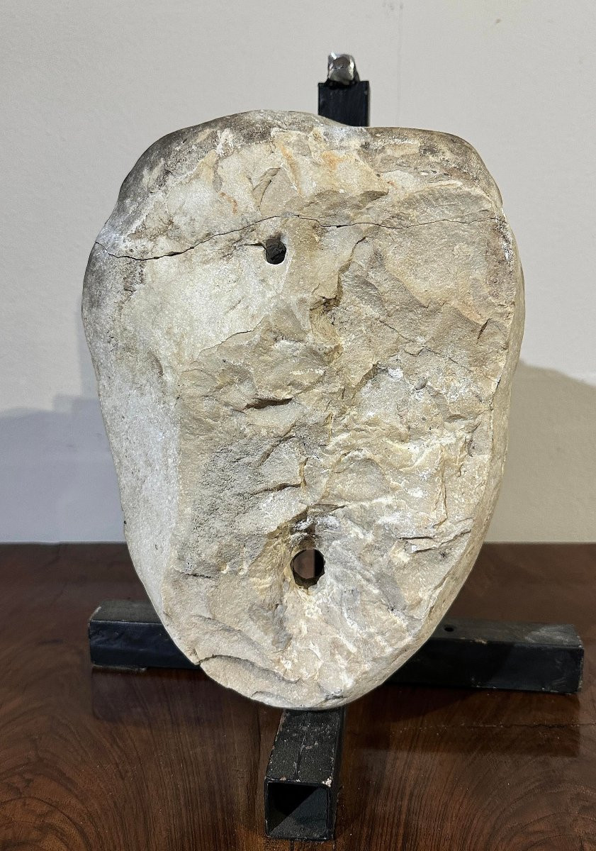 MASQUE DE FONTAINE SCULPTURE DU 16ème SIÈCLE-photo-2