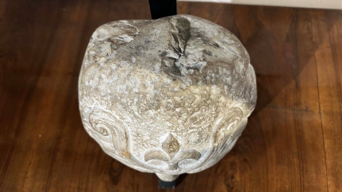 MASQUE DE FONTAINE SCULPTURE DU 16ème SIÈCLE-photo-3