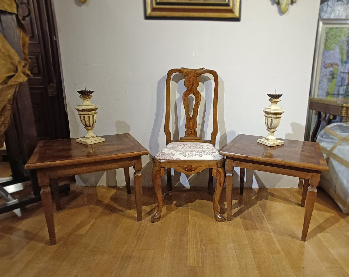 Late 18th Century Pair Of Neoclassical Coffee Tables-photo-6