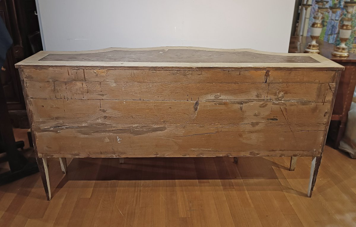 BUFFET LAQUÉ DE STYLE NÉOCLASSIQUE MILIEU DU 19ème SIÈCLE-photo-4