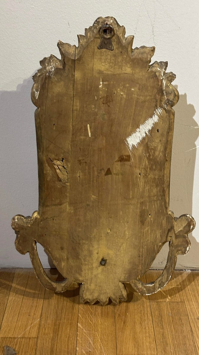 First Half Of The 19th Century Pair Of Charles X Gilded Mirrors  -photo-6