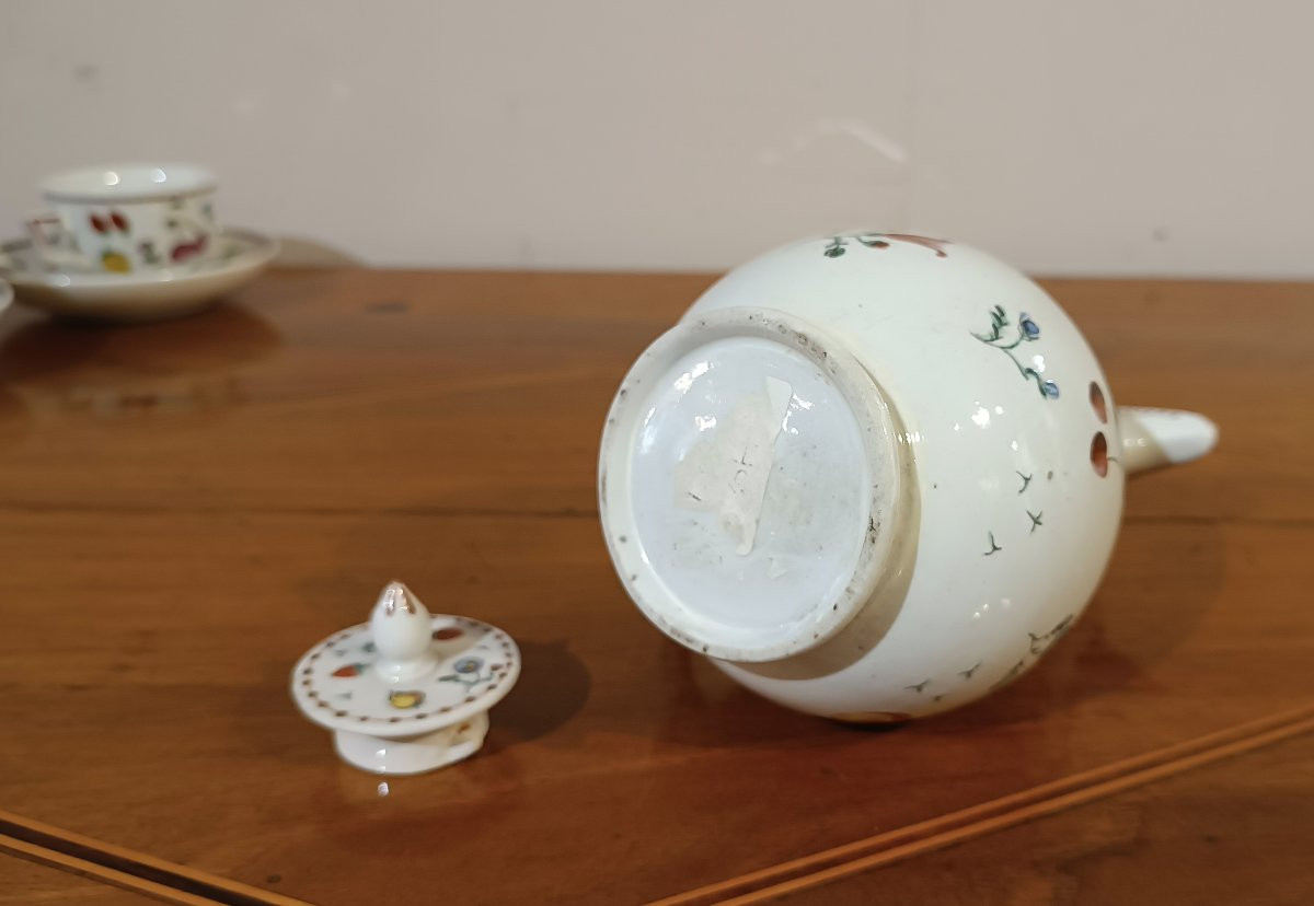 Second Half Of The 18th Century Ginori Coffee Porcelain Set -photo-8