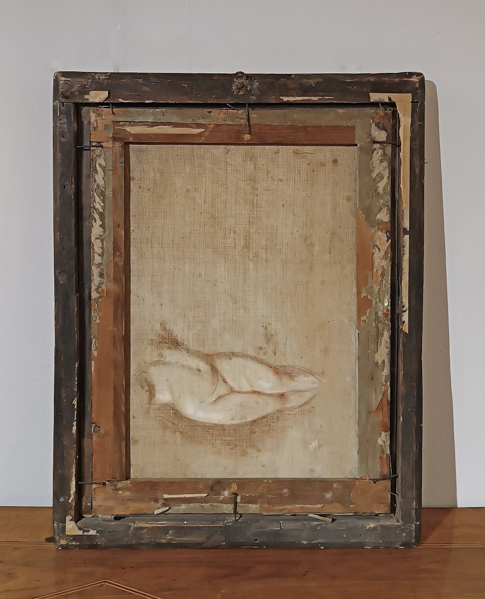 PORTRAIT AU PASTEL D'UN GENTLEMAN FIN DU 18ème SIÈCLE-photo-6