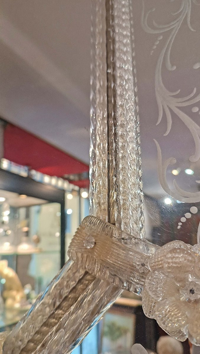 Late 18th Century Murano Glass Mirror-photo-4