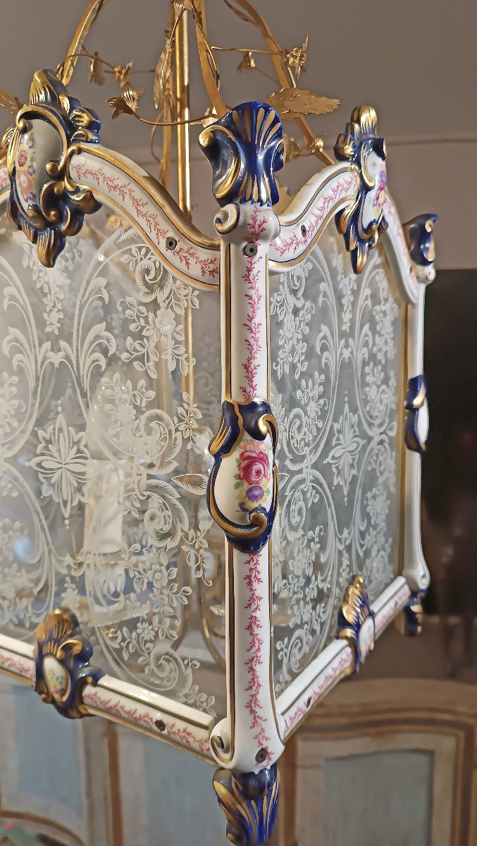 LANTERNE NAPOLÉON III MILIEU DU 19ème SIÈCLE-photo-1