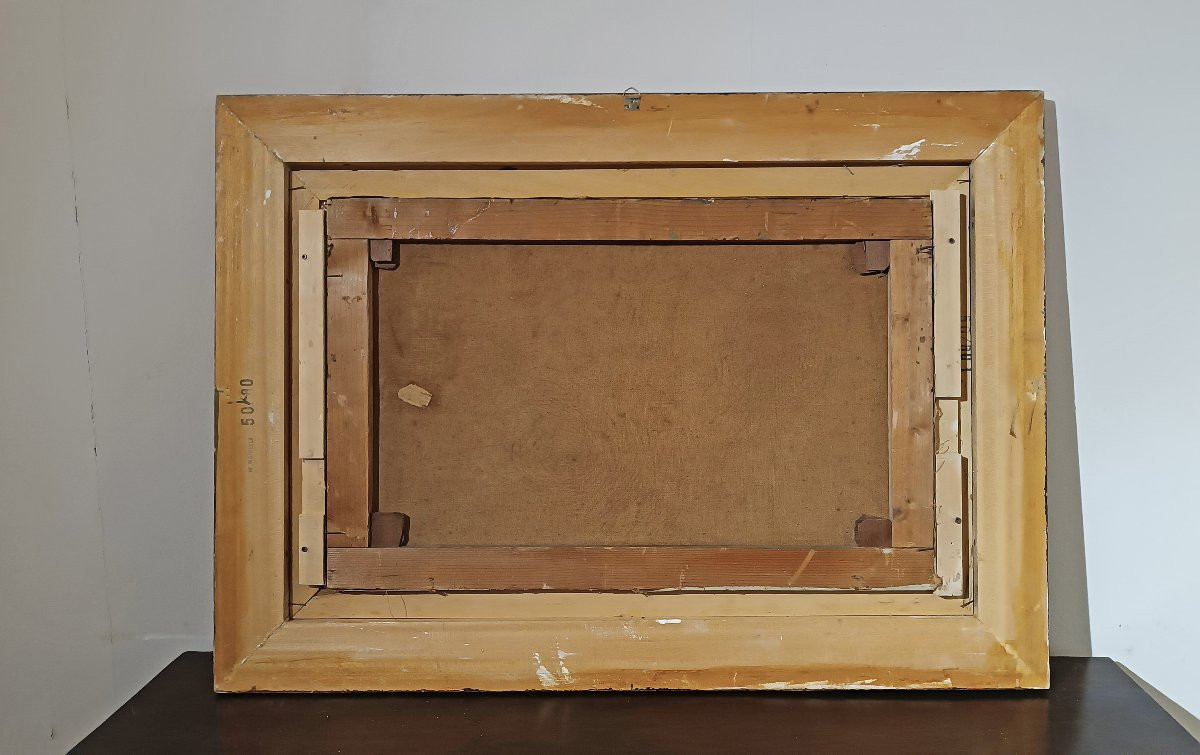 TABLEAU AVEC UN ENFANT PAR NATALE BENCINI PREMIÈRE MOITIÉ DU 20ème SIÈCLE-photo-6