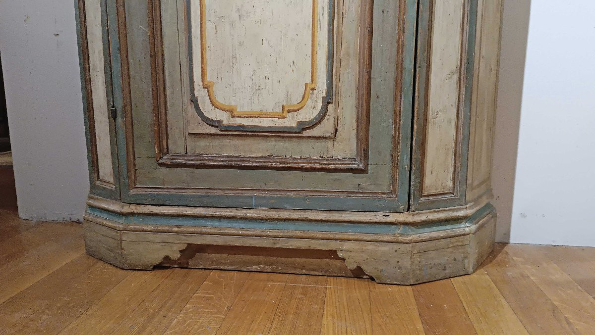 CABINET PEINT LOUIS XIV DÉBUT DU 18ème SIÈCLE-photo-2