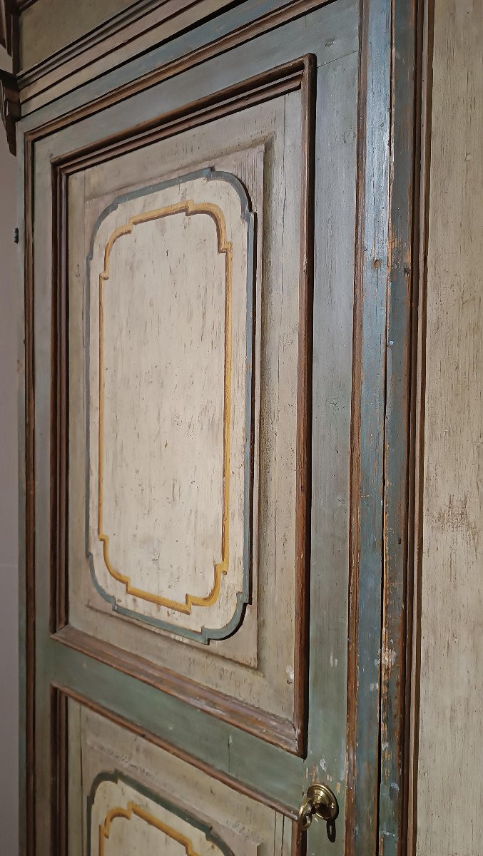 CABINET PEINT LOUIS XIV DÉBUT DU 18ème SIÈCLE-photo-3