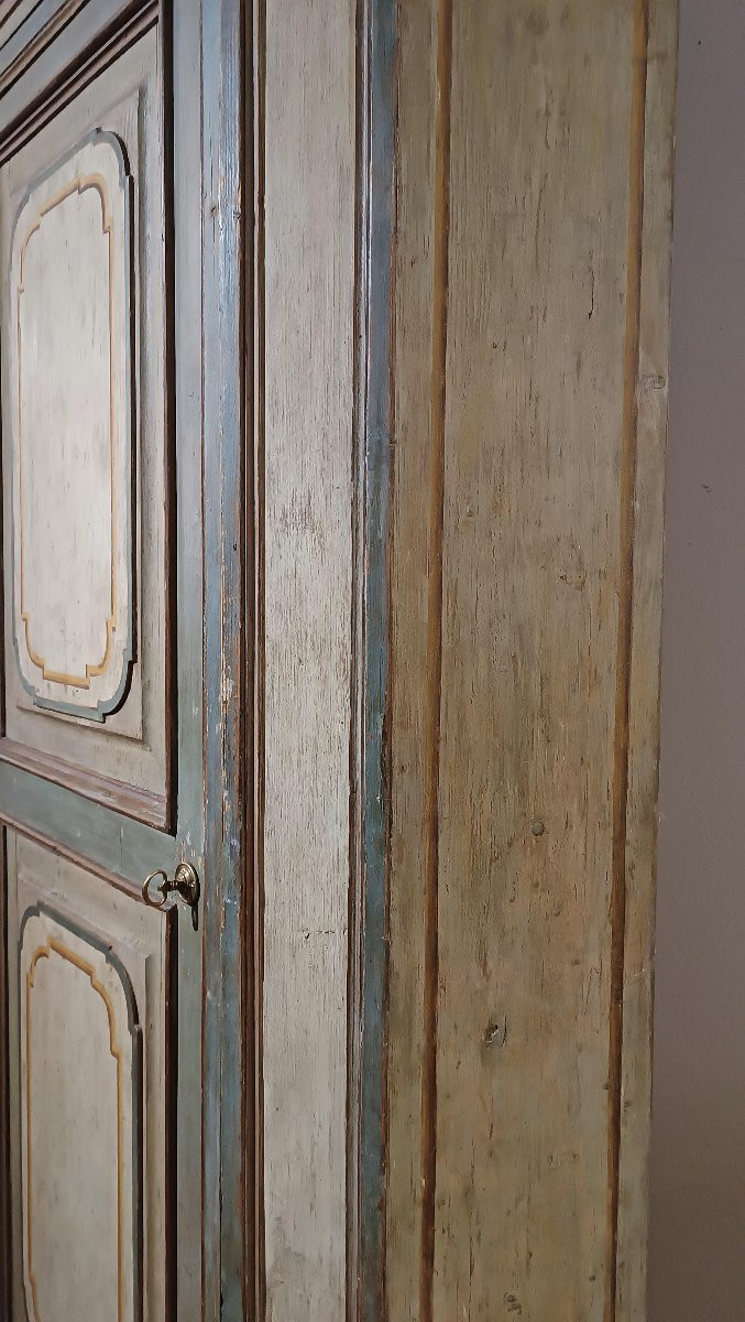 CABINET PEINT LOUIS XIV DÉBUT DU 18ème SIÈCLE-photo-5