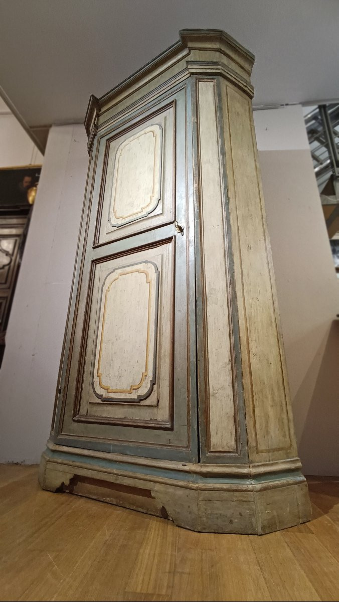 CABINET PEINT LOUIS XIV DÉBUT DU 18ème SIÈCLE-photo-6