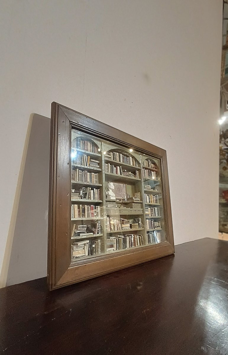 Late 19th Century Miniature Bookcase-photo-4