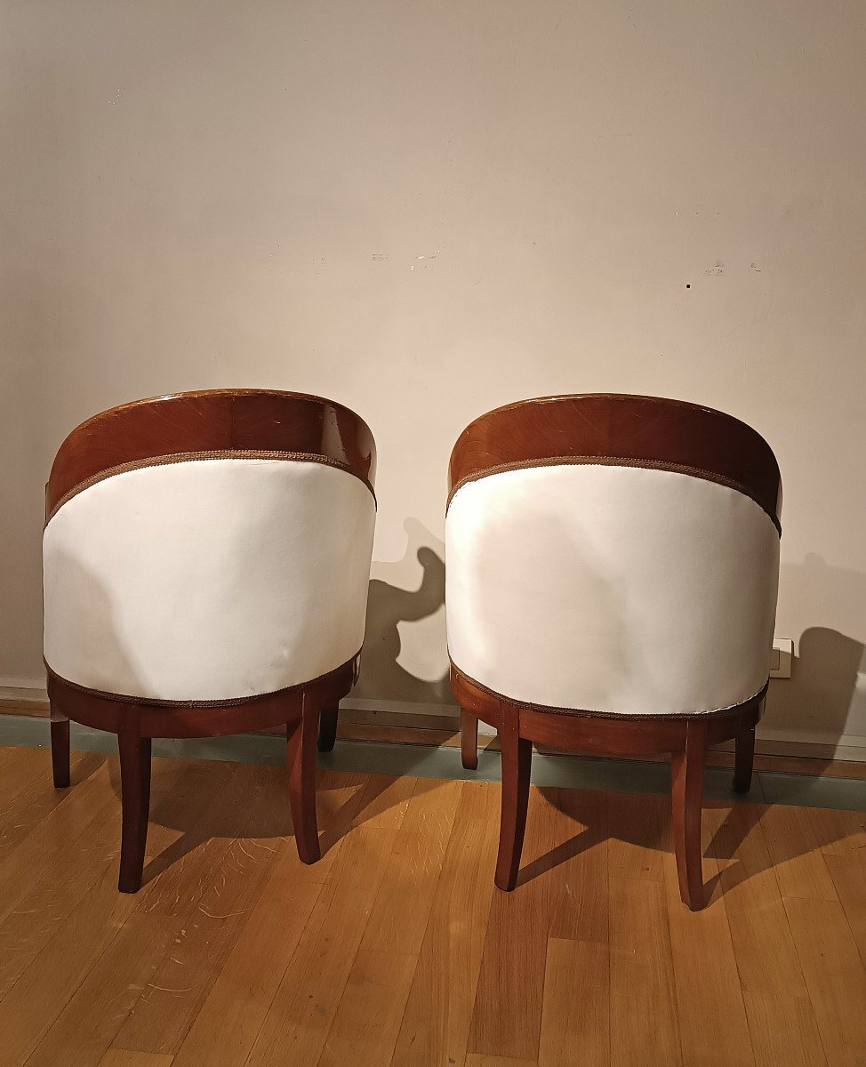 Early 19th Century Pair Of Jacob Armchairs -photo-3