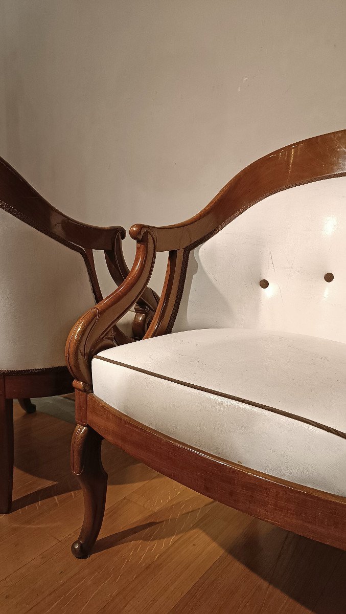 Early 19th Century Pair Of Jacob Armchairs -photo-1