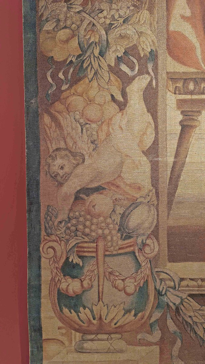 GRAND TABLEAU AVEC ANTOINE ET CLÉOPÂTRE SECONDE MOITIÉ DU 19ème SIÈCLE-photo-5