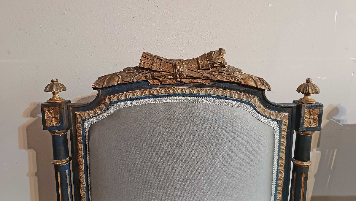 Late 18th Century Pair Of Neoclassical Armchairs -photo-1