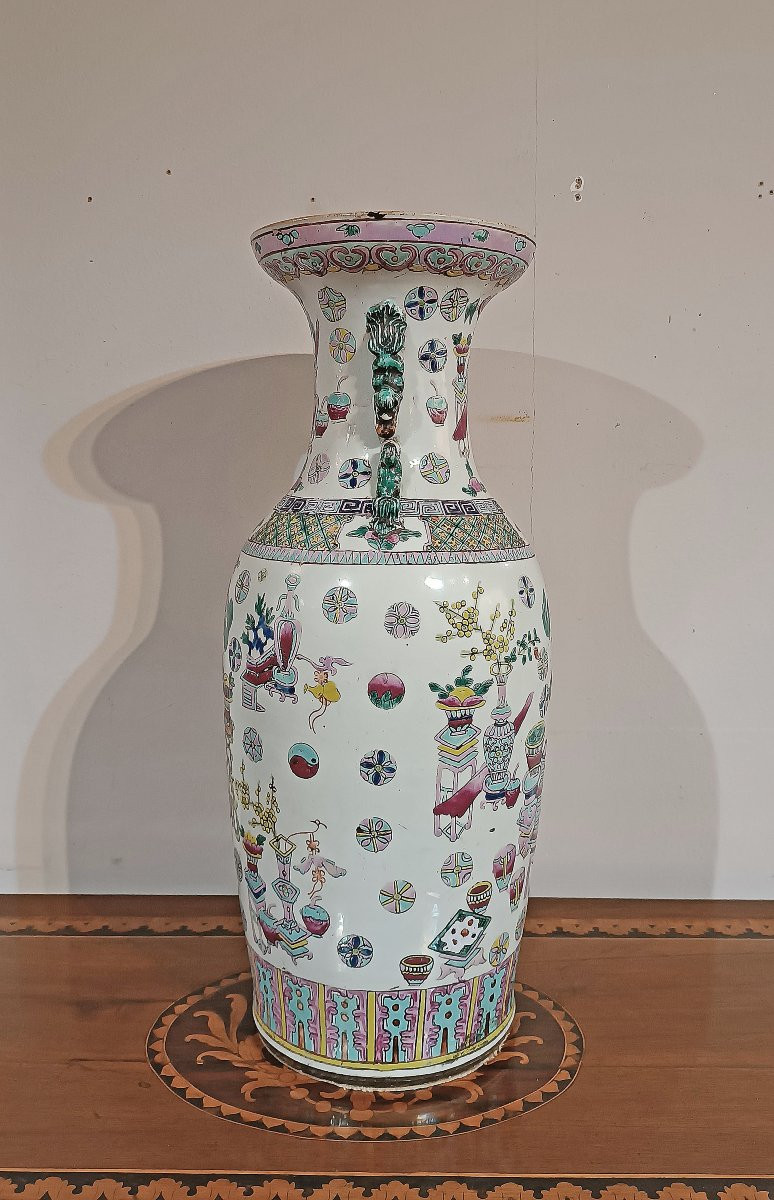 Second Half Of The 18th Century Chinese Porcelain Vase-photo-2