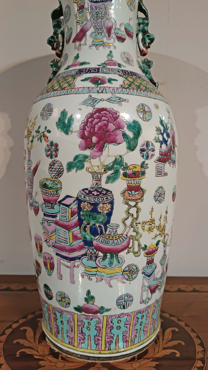 Second Half Of The 18th Century Chinese Porcelain Vase-photo-4