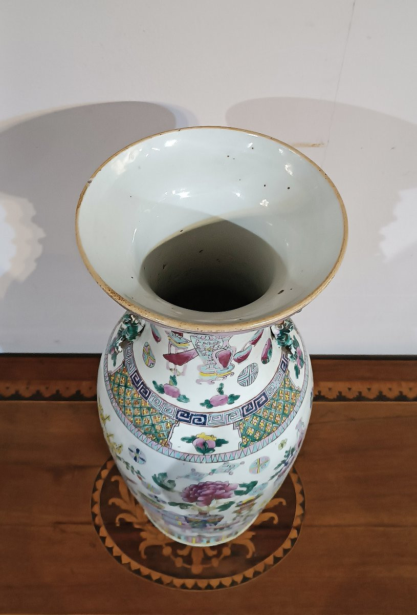 Second Half Of The 18th Century Chinese Porcelain Vase-photo-4