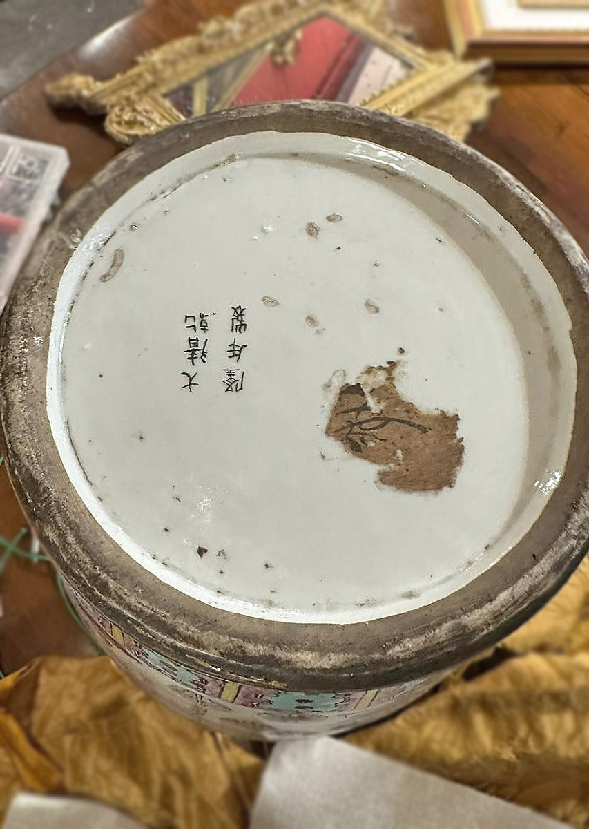 Second Half Of The 18th Century Chinese Porcelain Vase-photo-5