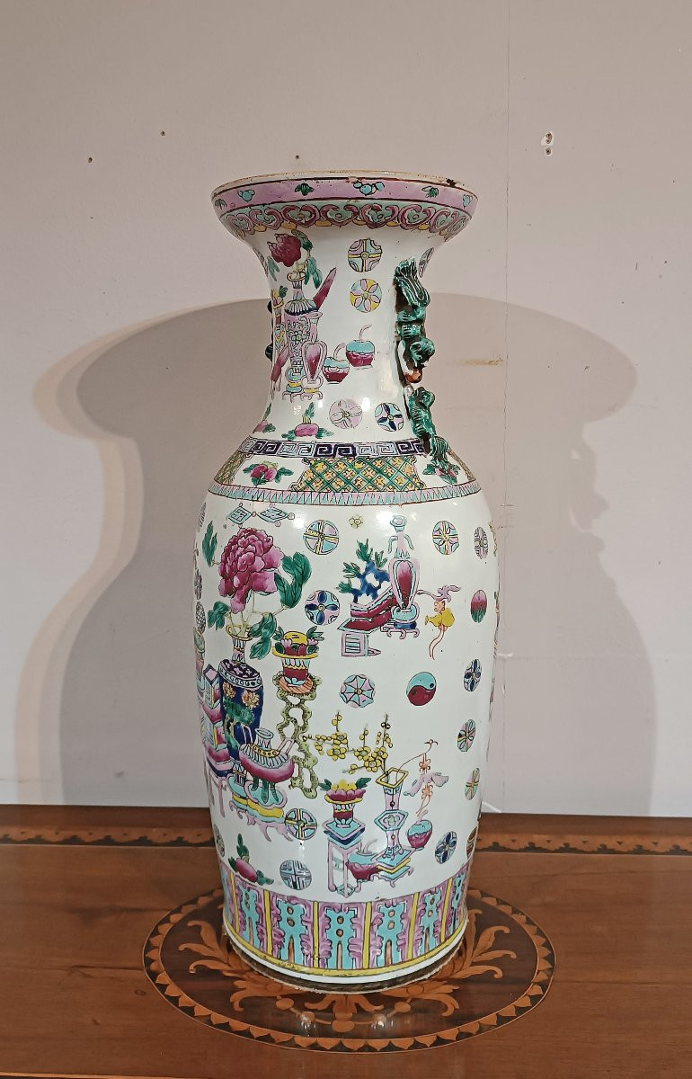 Second Half Of The 18th Century Chinese Porcelain Vase-photo-7