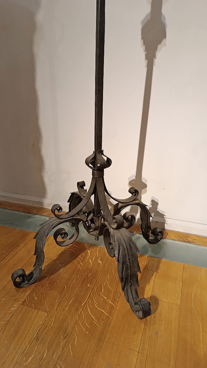 End Of The 19th Century Iron Lantern -photo-3